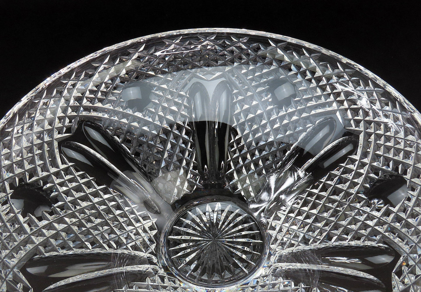 Fabulous Large Waterford Cut Glass Bowl Excellent Condition 11 3/4 Inches