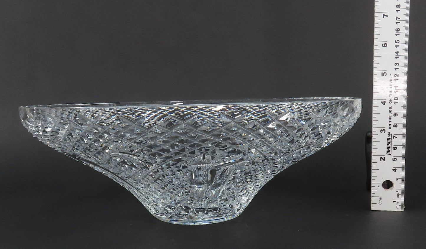 Fabulous Large Waterford Cut Glass Bowl Excellent Condition 11 3/4 Inches