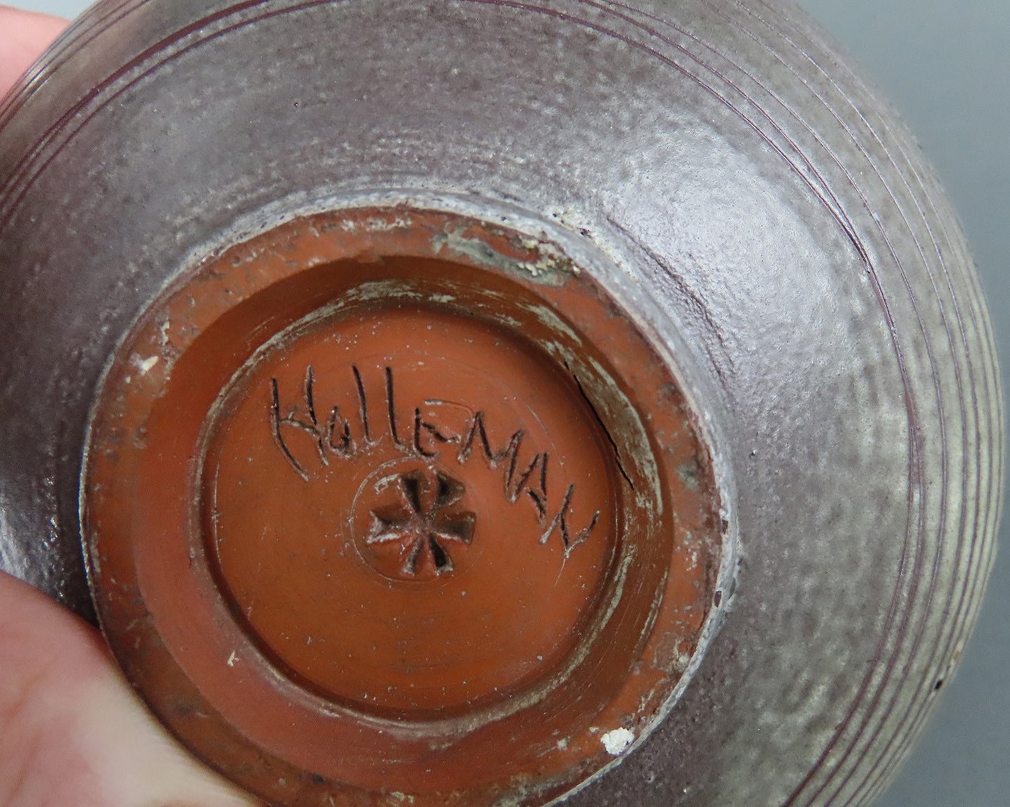 Unique Bud Vase David Holleman Modernist Cubist Figures Ceramic Pottery c1970