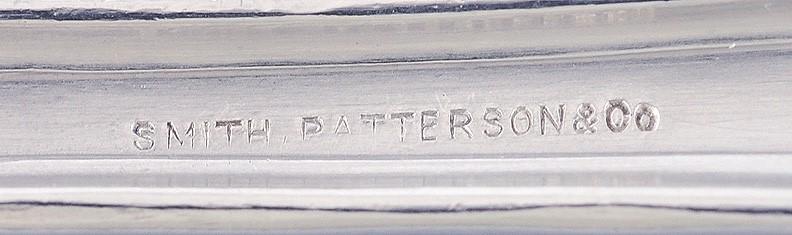 Large Reed & Barton Intaglio 1905 Sterling Silver Serving Fork 10 1/4"