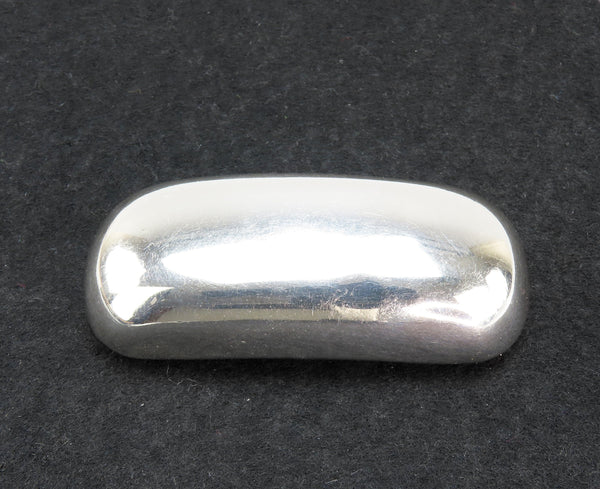 1811 English Georgian Sterling Silver Curved Rounded Snuff Box Joseph Willmore