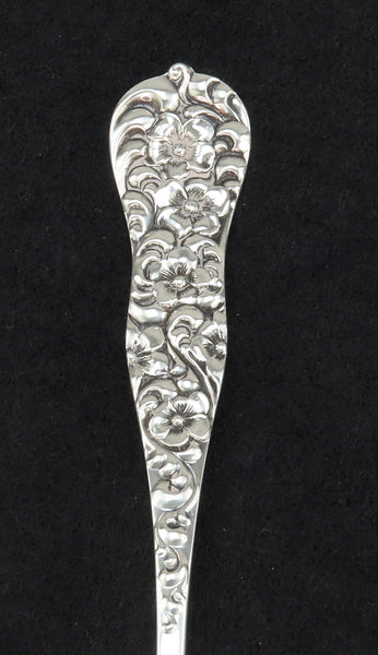 Lovely Dominick Haff Rococo Sterling Silver Stilton Cheese Scoop Server 6 1/2”