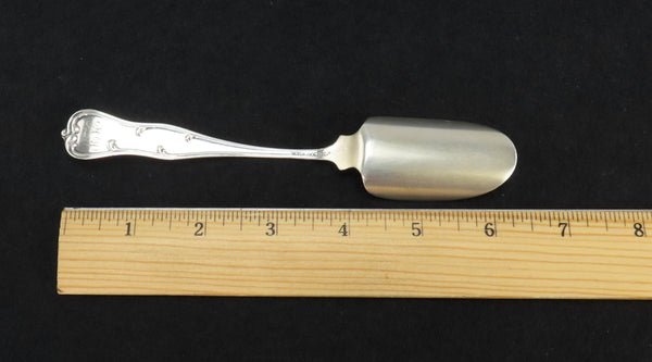 Lovely Dominick Haff Rococo Sterling Silver Stilton Cheese Scoop Server 6 1/2”