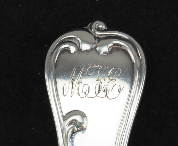 Lovely Dominick Haff Rococo Sterling Silver Stilton Cheese Scoop Server 6 1/2”