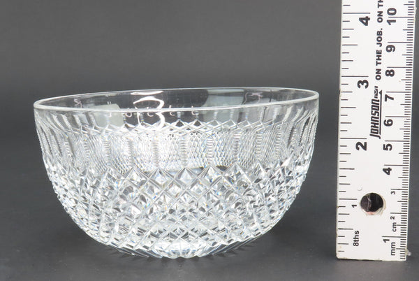 Wonderful Pair ABP Am Brilliant Period Cut Glass Bowls w/ Underplates 5 1/8"