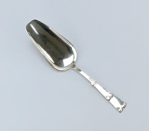 Interesting 1921 Danish Denmark Silver Large Serving Spoon Pastry Server Scoop