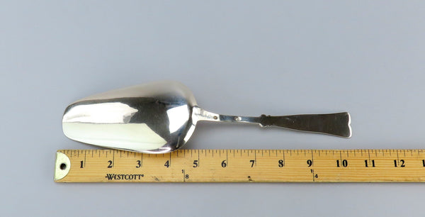 Interesting 1921 Danish Denmark Silver Large Serving Spoon Pastry Server Scoop