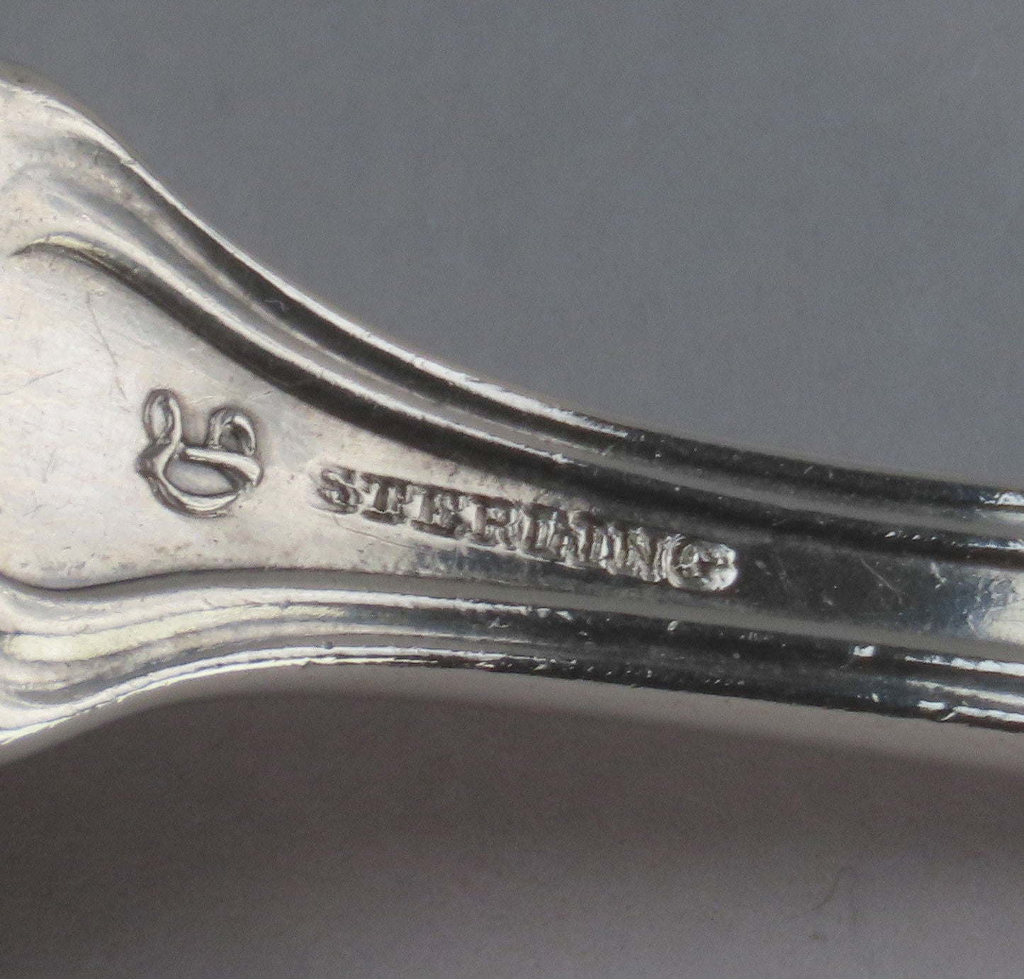 Lovely Durgin Iris Sterling Silver Asparagus Server 9 3/4 inches