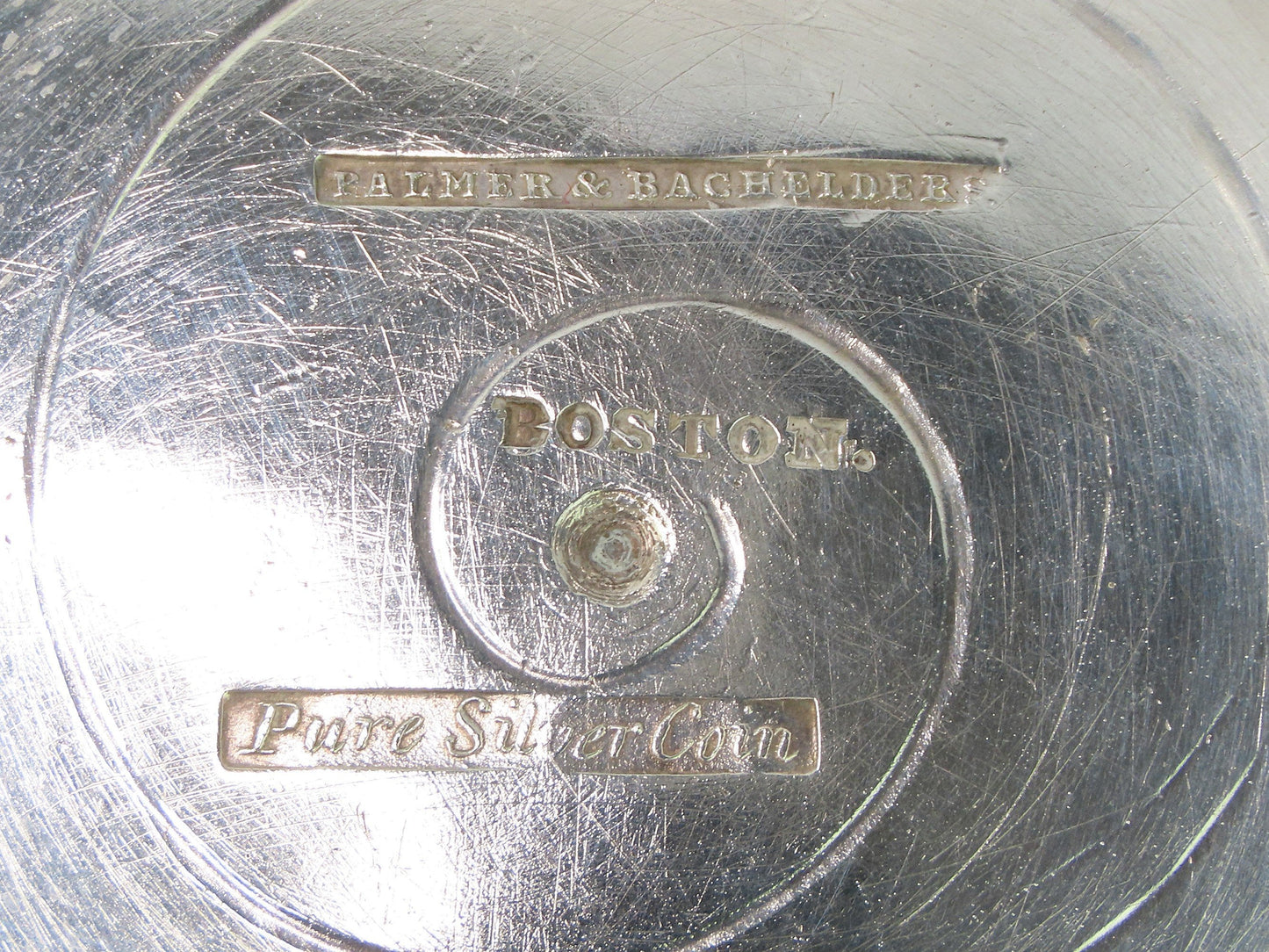 c1850 Fabulous American Coin Silver Large Hand Chased Coffee/Teapot 10 3/4" Tall