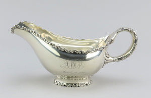 Wonderful Whiting Louis XV Sterling Silver Sauce or Gravy Boat