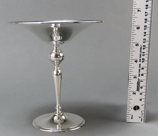 Superb c1920s Tiffany Co Sterling Silver Tall Pedestal Bowl Compote Tazza