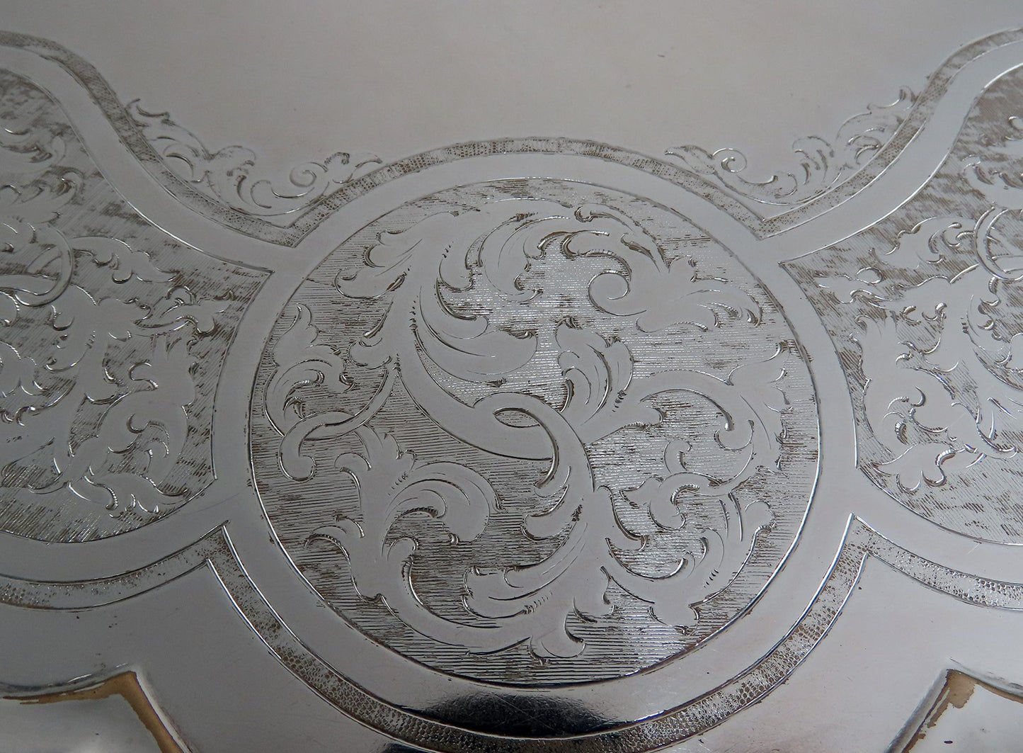 Impressive c1820s J Dixon Sheffield Old Fused Silverplate Serving Tray