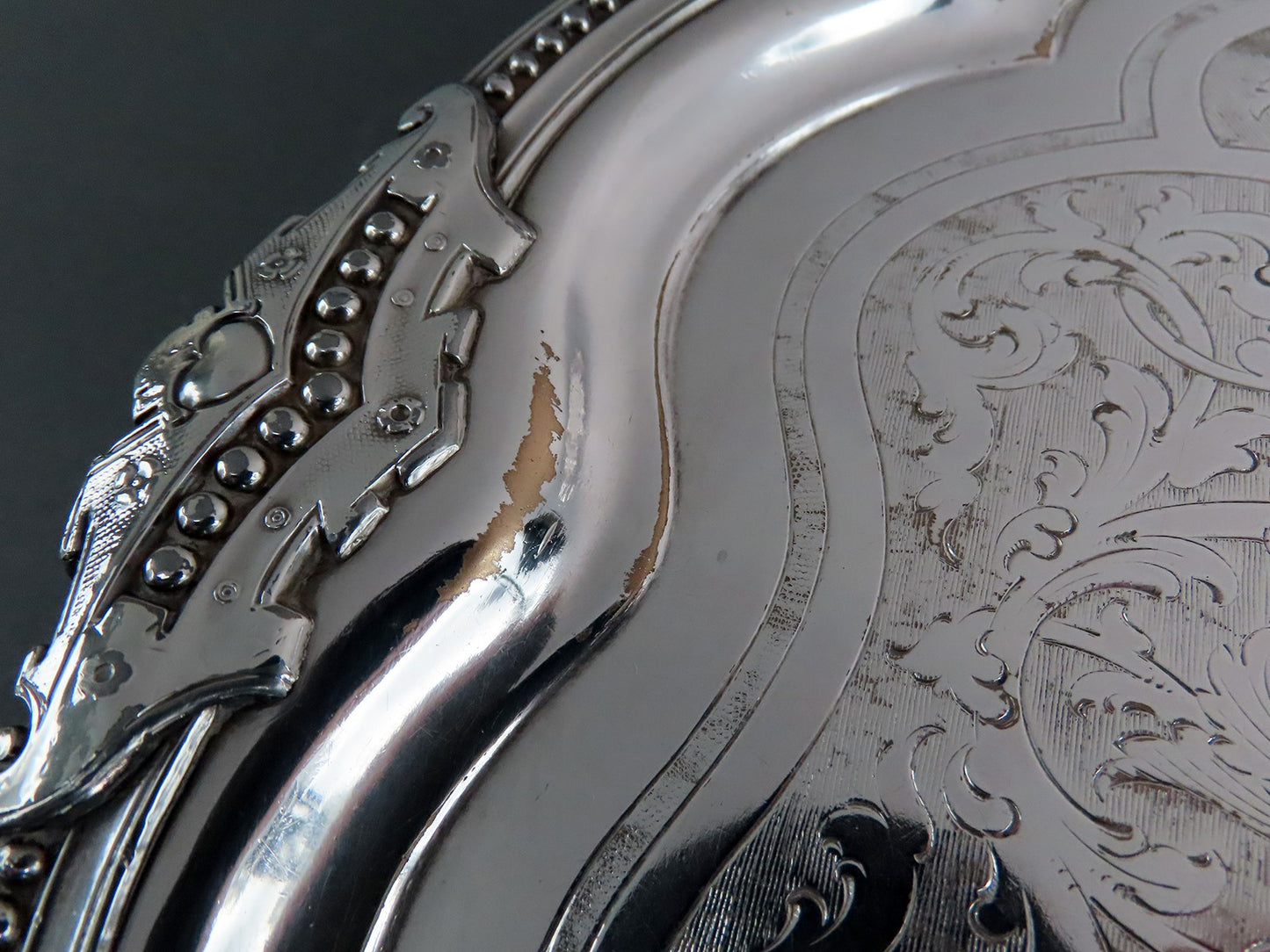 Impressive c1820s J Dixon Sheffield Old Fused Silverplate Serving Tray