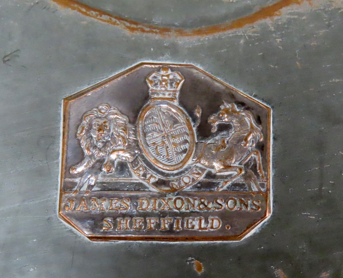 Impressive c1820s J Dixon Sheffield Old Fused Silverplate Serving Tray