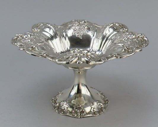 Nice Reed Barton Sterling Silver Francis I Tazza Compote Pedestal Bowl X568 1954