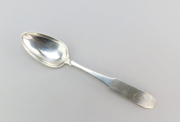 c1805 Antique Coin Silver Serving Spoon by Samuel Dorrance