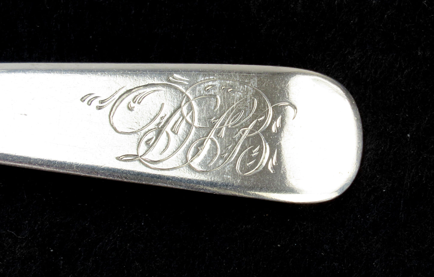 Rare Set 6 c1790s South Carolina American Coin Silver Teaspoons John Munro