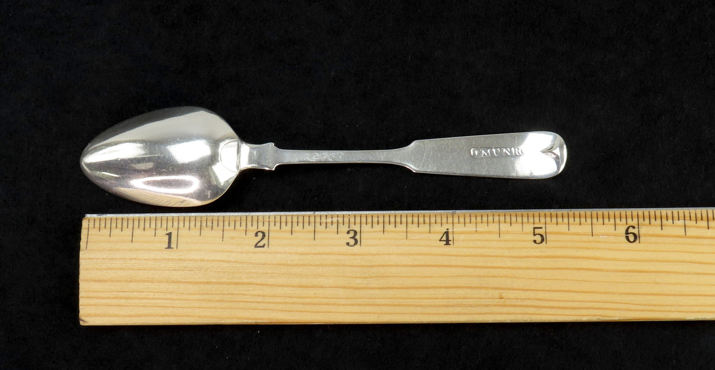 Rare Set 6 c1790s South Carolina American Coin Silver Teaspoons John Munro