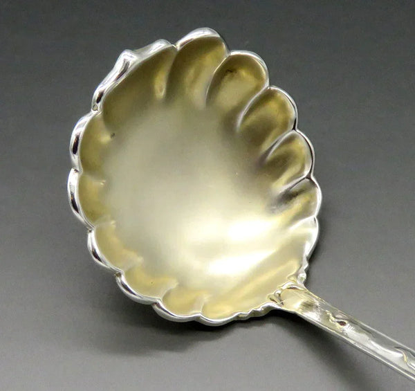 Unger Bros Art Nouveau Narcissus Sterling Silver Gravy Sauce Ladle