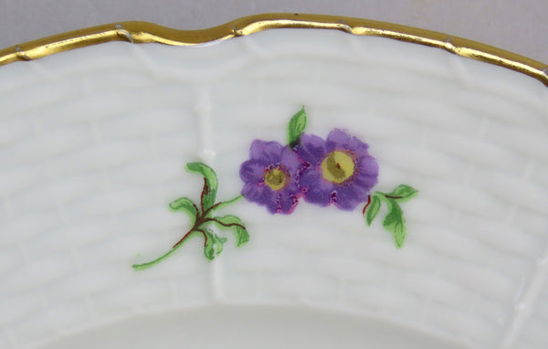 Lovely Set 4 Limoges French Raynaud Floral Flower Bread Butter Plates 6.5"