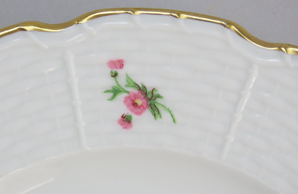 Lovely Set 4 Limoges French Raynaud Floral Flower Bread Butter Plates 6.5"