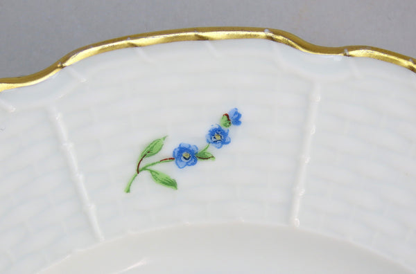 Lovely Set 4 Limoges French Raynaud Floral Flower Bread Butter Plates 6.5"