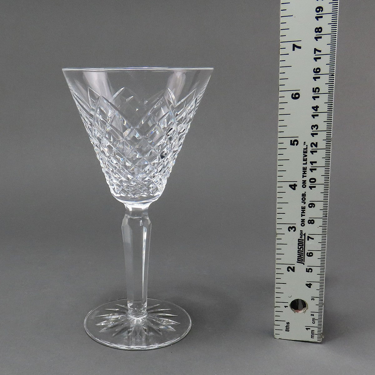 Great Set 4 Waterford Glasses Templemore Pattern Claret Red Wine 6 1/2in