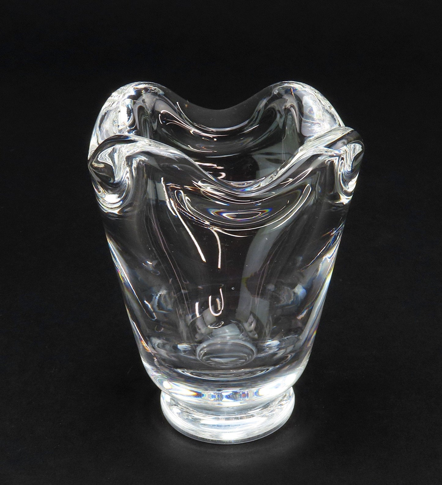 Charming VTG Signed Steuben Art Glass Small Bud Vase Toothpick Cigarette Holder