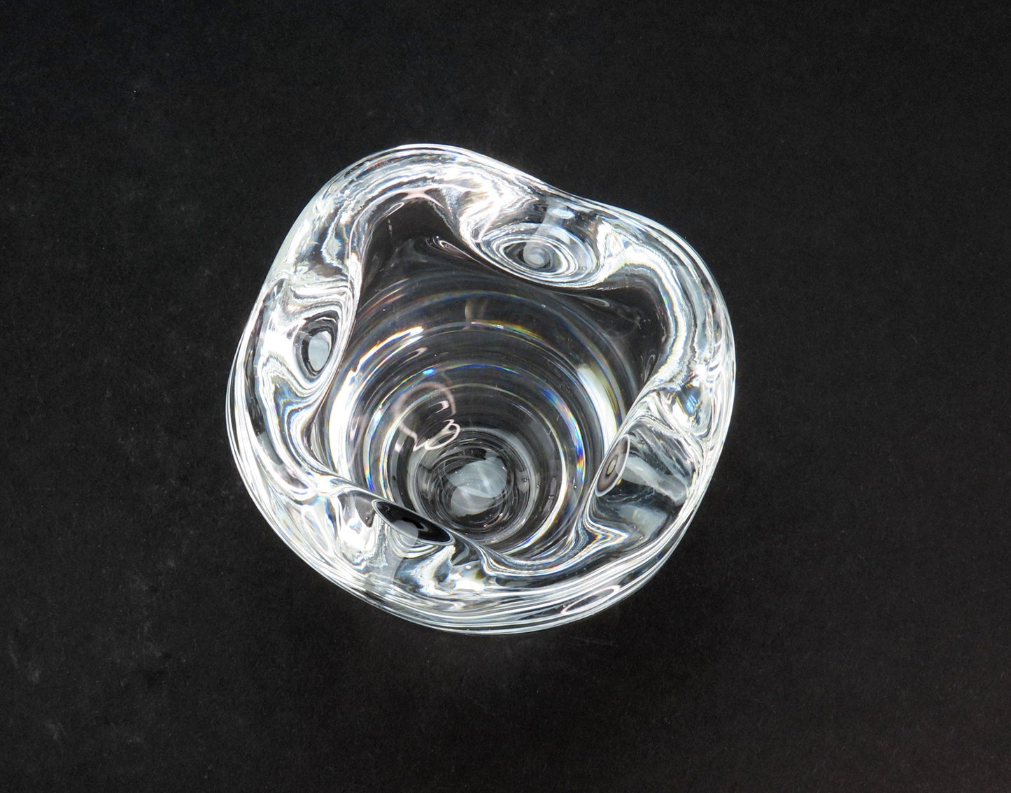 Charming VTG Signed Steuben Art Glass Small Bud Vase Toothpick Cigarette Holder