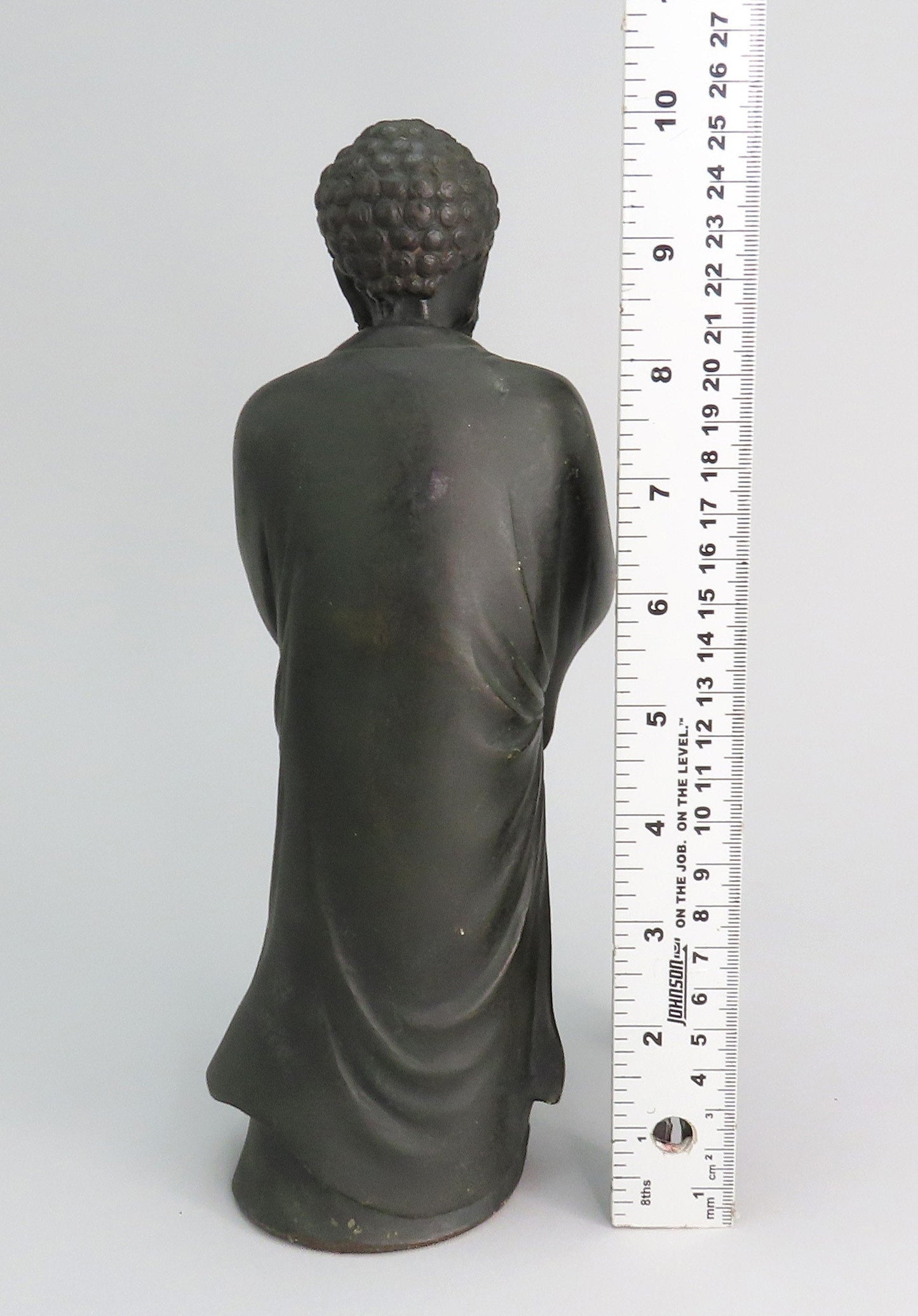 Rare Antique 1800s Chinese? Japanese? Bronze Luohan Sage Statue Figurine 10.25"