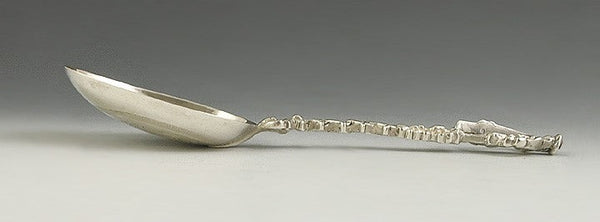 1770s-1830s Antique European Silver Figural Peter the Great Spoon 6.5"