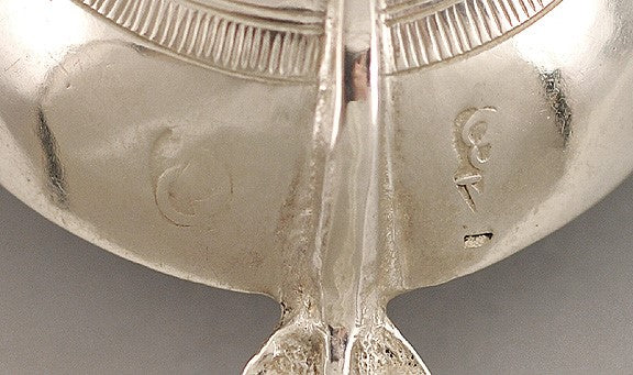 1770s-1830s Antique European Silver Figural Peter the Great Spoon 6.5"