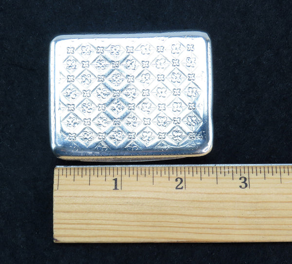 Fine 1804 English Sterling Silver Snuff Box