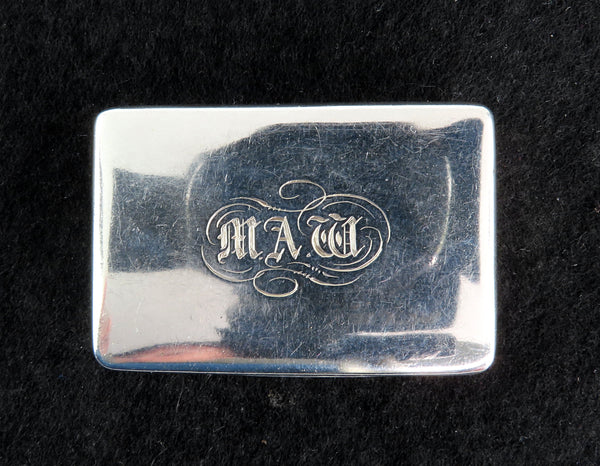 1801 English Sterling Silver Vinaigrette or Scent Box