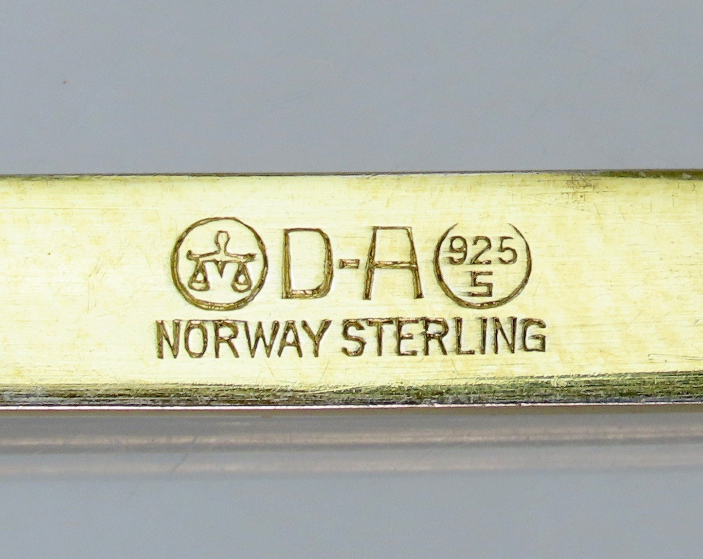 11 David Andersen Norway Sterling Silver Gilded Demitasse Spoons Enamel Handles