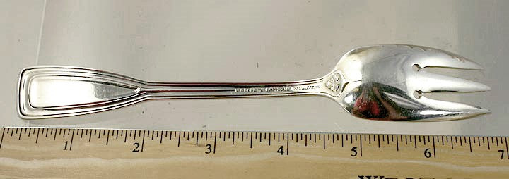 8 Rare Sterling Silver Tiffany & Co St Dunstan Beef or Fish Forks 6 3/4"