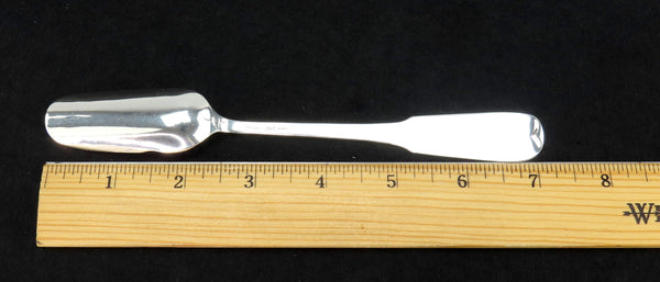 Old Newbury Crafters ONC Panel Antique Sterling Silver Cheese Scoop 7 1/4”