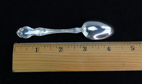 12 Wallace Violet pat Art Nouveau Sterling Silver Demitasse Spoons 4 1/4" C mono