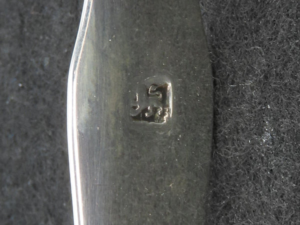 Fine Pair c1820s English Georgian Sterling Silver Bright Cut Sugar Nips Tongs