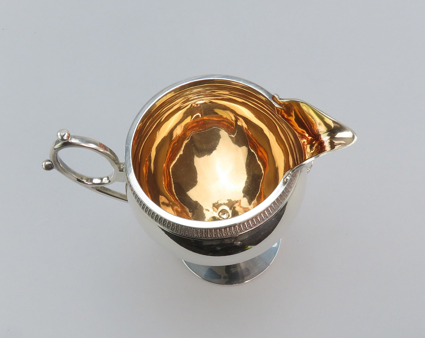 c1875 Antique Tiffany Co Sterling Silver Creamer and Sugar Bowl Set