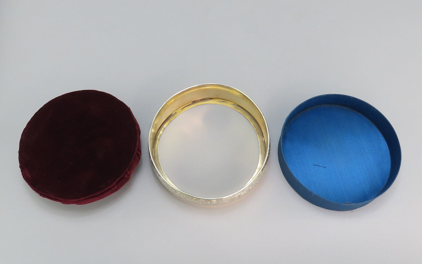 Neat c1900 Gorham Gilt Sterling Silver Pin Cushion Sewing Notion Box Pincushion