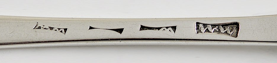 c1770s-1790s Great Set American? Silver Spoons