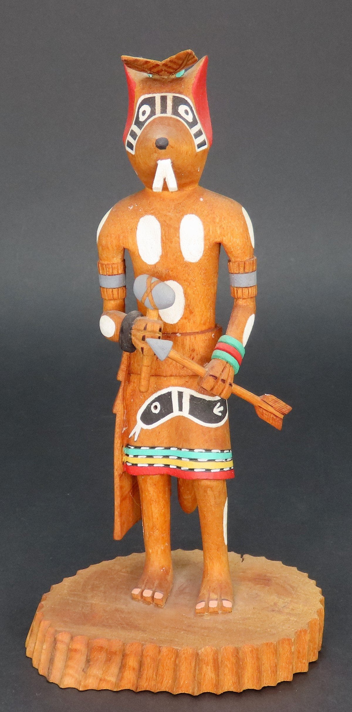 Hopi Katsina Mouse Warrior Second Mesa Doll Melson Harris Maker