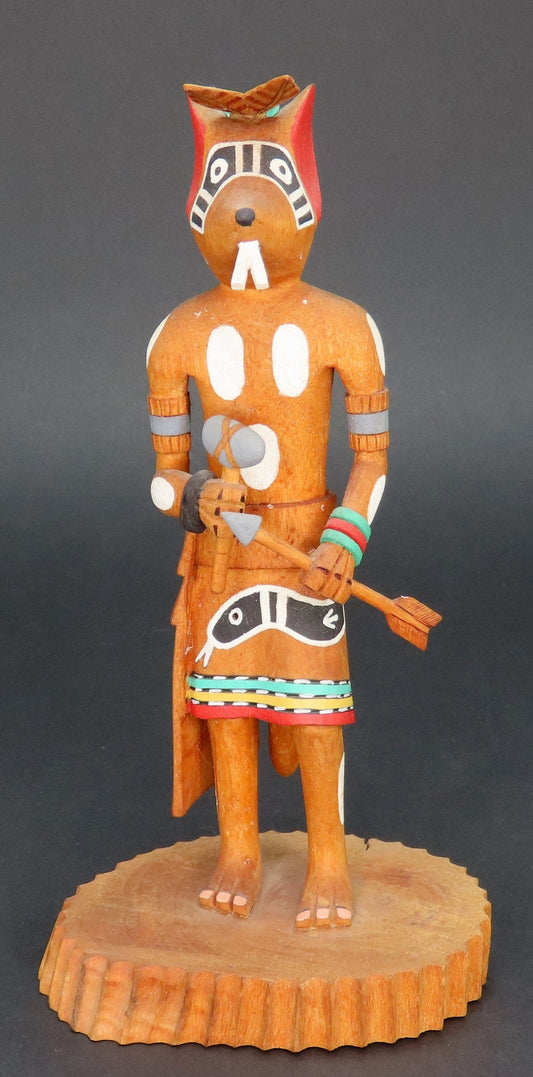 Hopi Katsina Mouse Warrior Second Mesa Doll Melson Harris Maker