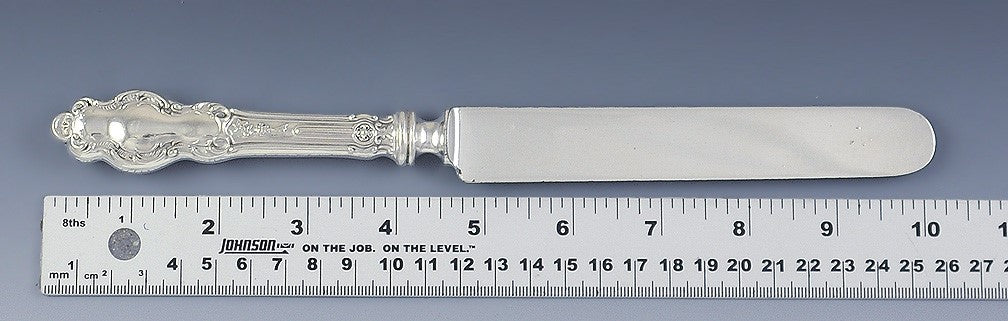 Fine Watson Sterling Silver 10" Dinner Knife Phoebe Pattern