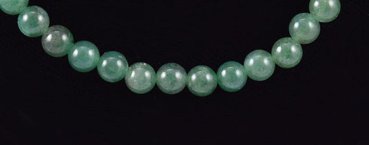 2 Green Aventurine Quartz Necklaces w/ Filigree Clasps (1 is 14k Yellow Gold)