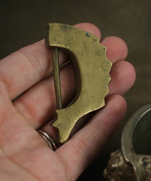 Southeast Asia Metal Cuff Engraved Bracelet and Fish Keyring