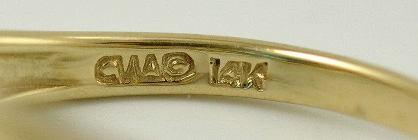Stunning 14K Yellow Gold and Genuine Blue Topaz Ring Size 6 Bright Color
