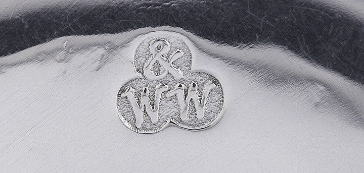 1968 Fine Pair English Sterling Silver Georgian Style Taper Sticks
