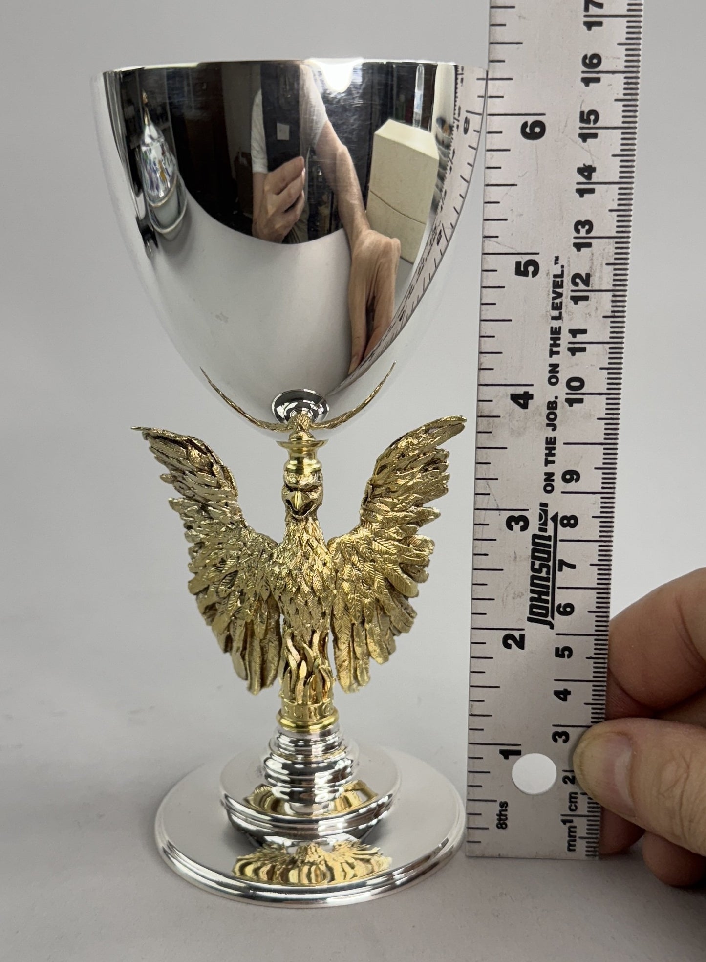 Superb English Sterling Silver Eagle Chalice 1975 St. Paul’s Cathedral